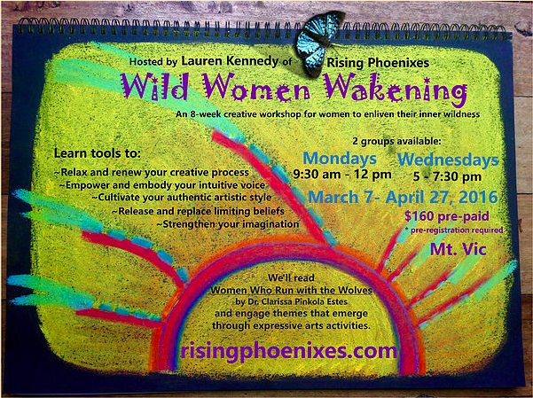 Wild Women Wakening poster workshop.